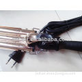 ceramic triple barrel hair curling iron,professional hair curler